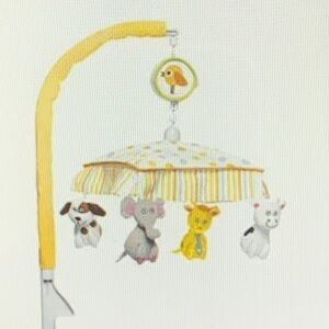 Tiny Tillia Rare Yellow Mobile-Animals- New in Bag